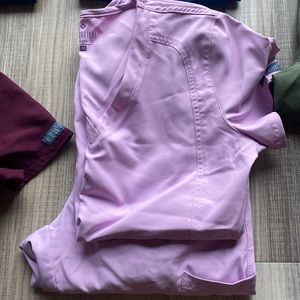 Med Couture pink scrub set